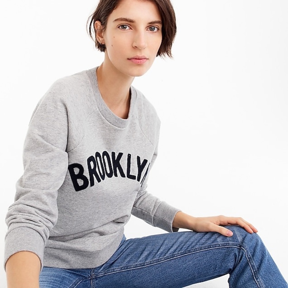 EUC J Crew Brooklyn Sweatshirt size L